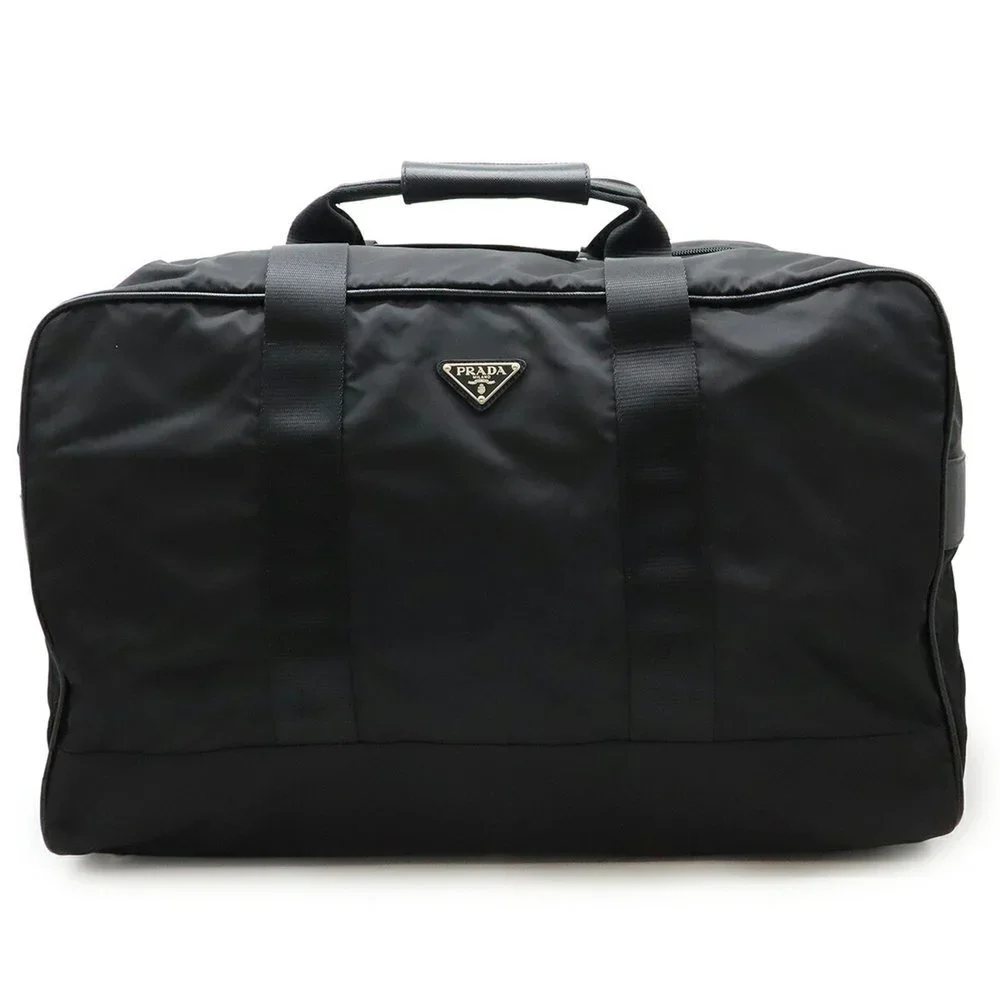 PRADA Black Leather Shoulder Bag - Picture 2 of 9
